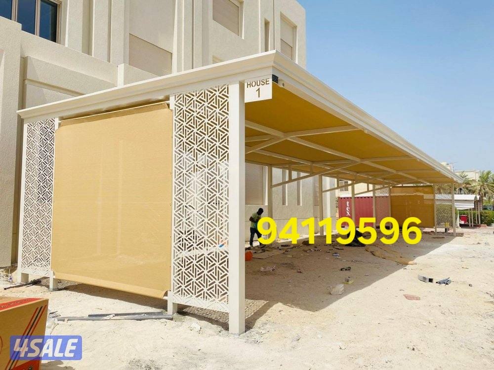 مظلات حديد للسيارات