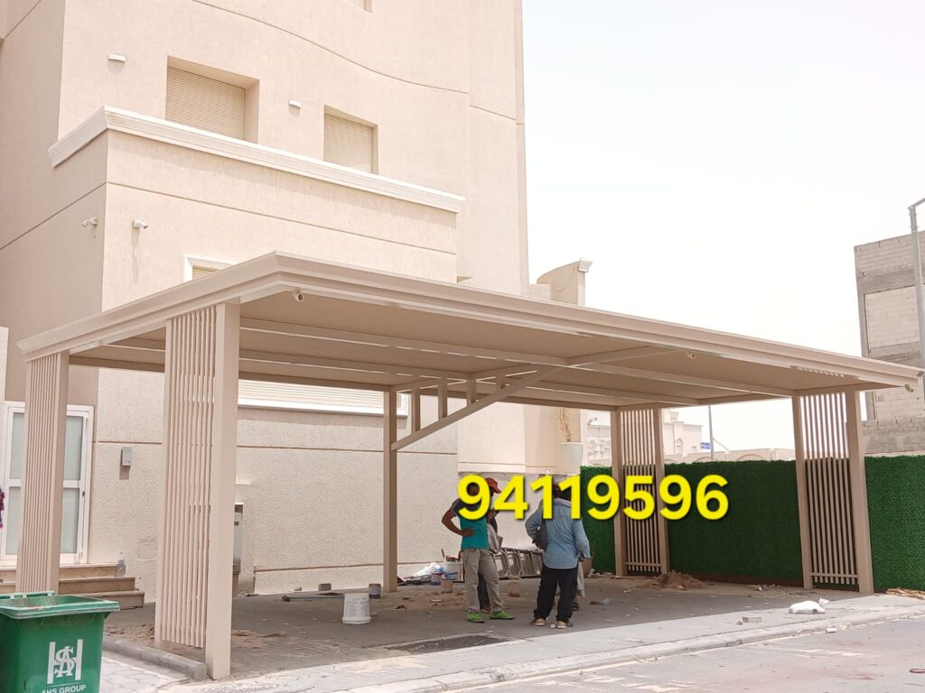 حداد مظلات رخيص يوفر خدمات تركيب مواقف في الكويت بأسعار