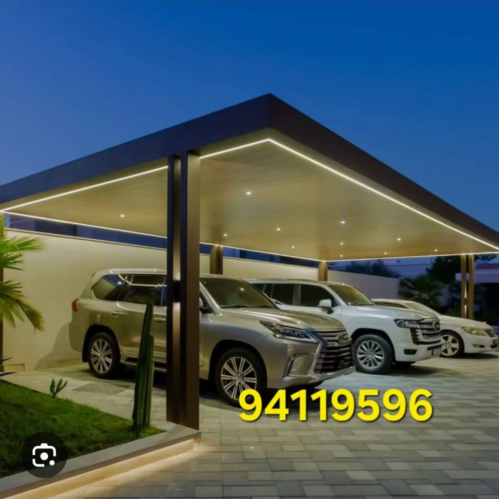 مظلات خزانات المياه ومسابح