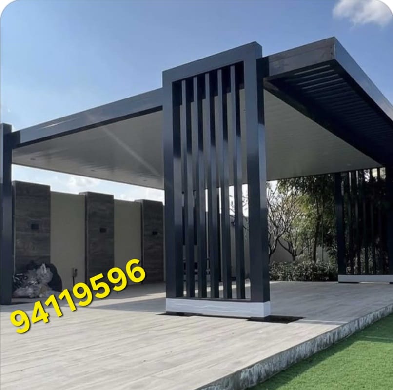 أنواع مظلات مواقف السيارات