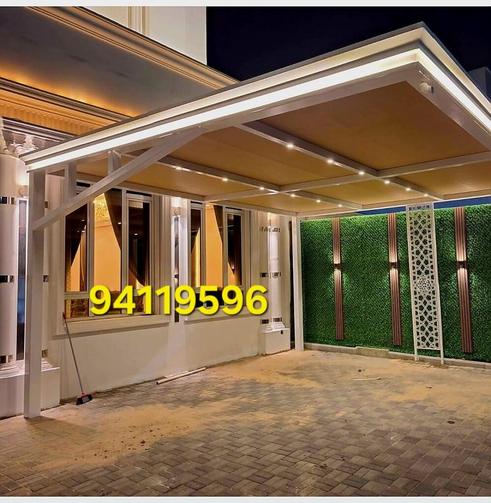 تركيب مظلات حوش وحدائق